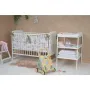 Set Patut din lemn Timmi 120x60 cm + Saltea Cocos Confort II + Protectie impermeabila Qmini - 9