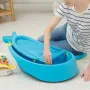 Cadita inteligenta, Skip Hop, Multifunctionala, Cu suport detasabil, Pentru 3 etape de crestere, 2 doua pozitii ergonomice, Antiderapanta, Fara PVC si ftalati, 0 luni+, 70 x 48 x 29 cm, Albastru - 6