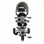 Tricicleta copii, Lorelli, Mecanism de pedalare libera, Suport picioare, Control al directiei One, Gri - 3