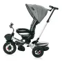 Tricicleta copii, Lorelli, Zippy Air, control parental, 12-36 luni, Graphite - 3