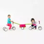 Tricicleta copii, Chillafish, RideOn Quadie, Usoara cu remorca, Cu sa reglabila, Cu mic compartiment in sa, 3.8 Kg, Pentru 1 - 3 ani, Pink - 4