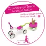 Tricicleta copii, Chillafish, RideOn Quadie, Usoara cu remorca, Cu sa reglabila, Cu mic compartiment in sa, 3.8 Kg, Pentru 1 - 3 ani, Pink - 9