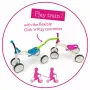 Tricicleta copii, Chillafish, RideOn Quadie, Usoara cu remorca, Cu sa reglabila, Cu mic compartiment in sa, 3.8 Kg, Pentru 1 - 3 ani, Pink - 10