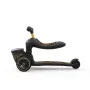 Trotineta copii cu sezut, suport jucarie, transformabila 2in1, HighwayKick 1 Lifestyle Black Gold Limited, 1-5 ani, pana la 50 kg, Scoot  Ride - 2