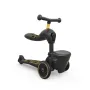 Trotineta copii cu sezut, suport jucarie, transformabila 2in1, HighwayKick 1 Lifestyle Black Gold Limited, 1-5 ani, pana la 50 kg, Scoot  Ride - 4