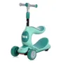 Lorelli - Trotineta pentru copii, Trio, 3 Ani+, roti cu leduri, Green - 1