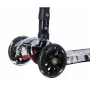 Trotineta copii, Free2Move Zik Zak cu lumini LED pentru baietei, Pliabila si compacta, Platforma antiderapanta, Ghidon reglabil, Rulmenti ABEC-7, Varsta 3 - 6 ani, Black - 5