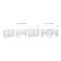 Patut Rotund Evolutiv, Waldin, 7in1 Gri, Saltele Incluse, Transformabil, Masa de Schimbat, Co-Sleeping, Tarc de Joaca, Birou, Scaune - 10