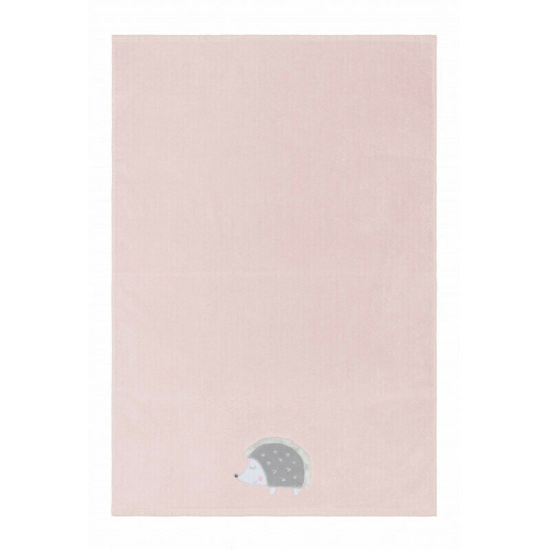 Prosop brodat arici, pink, 120x75 cm. Fillikid