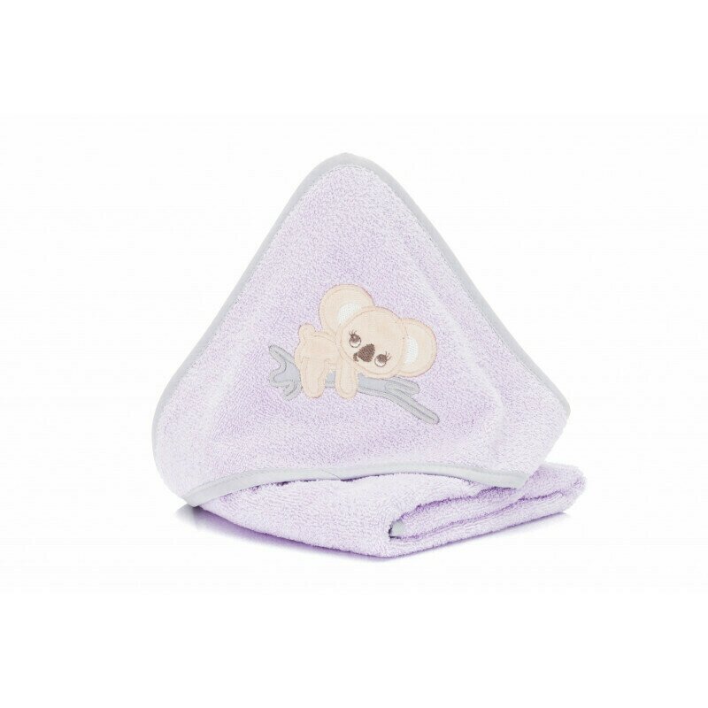 Fillikid - prosop brodat koala purple 75x75 cm.