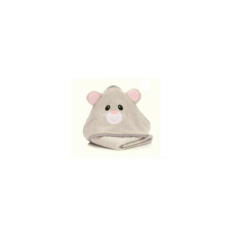 Fillikid - prosopel mouse brodat din bumbac, 75x75 cm, gri