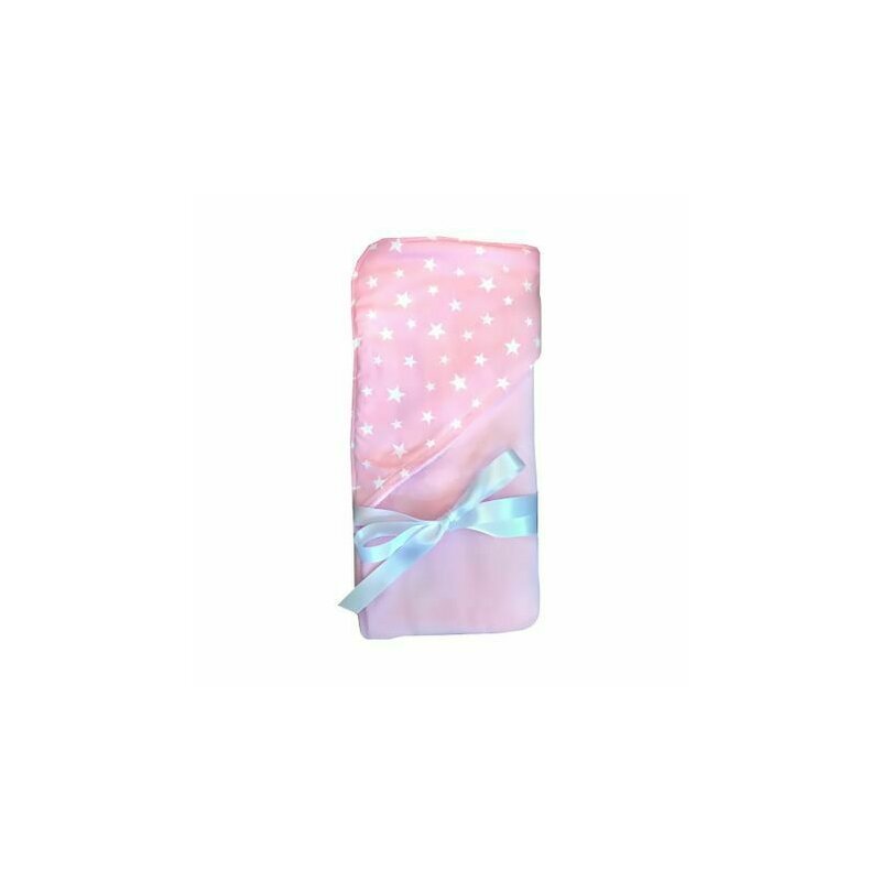 Deseda - prosopel dublu cu capison din frotir 80x80 cm roz