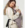 Marsupiu bebe, Isara, Protectie de iarna Clever Cover Frosted Almond Taupe - 3