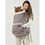 Marsupiu bebe, Isara, Protectie de iarna Clever Cover Frosted Almond Taupe - 5