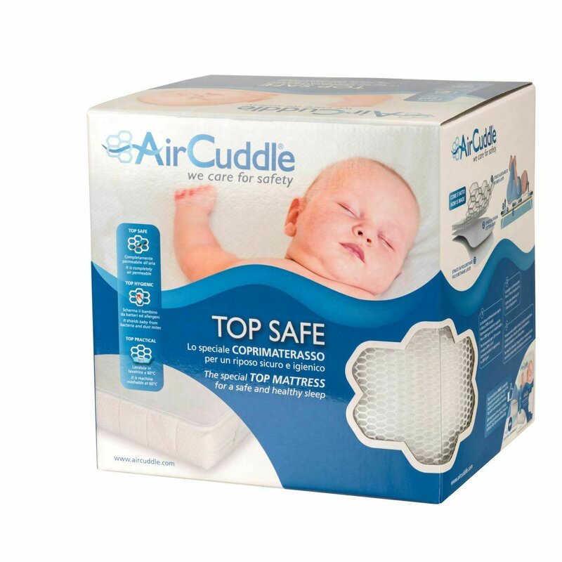 Aircuddle - protectie impermeabila top safe , 3d, antitranspiratie, 120x60 cm