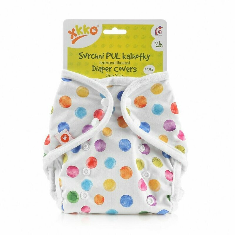 Xkko - Accesoriu Protectie impermeabila scutece textile , Watercolour din Poliester, 4-15 Kg