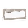 Protectie laterala pat, Lionelo, Hanna, Cu buzunar accesorii, 150x66 cm, Conform cu standardul european de securitate BS7072, Bej - 3