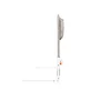 Protectie laterala pat, Lionelo, Hanna, Cu buzunar accesorii, 150x66 cm, Conform cu standardul european de securitate BS7072, Bej - 6
