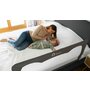 Protectie laterala pat, Lionelo, Hanna, Cu buzunar accesorii, 150x66 cm, Conform cu standardul european de securitate BS7072, Bej - 8