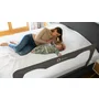 Protectie laterala pat, Lionelo, Hanna, Cu buzunar accesorii, 150x66 cm, Conform cu standardul european de securitate BS7072, Bej - 9