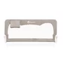 Protectie laterala pat, Lionelo, Hanna, Cu buzunar accesorii, 150x66 cm, Conform cu standardul european de securitate BS7072, Bej - 12
