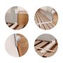 Protectie laterala pat, Primabobo, Toby, 150 cm, Inaltime 70 cm, Cu plasa respirabila, Prevazuta cu un buzunar, Cu sistem de blocare, Grosime maxima a saltelei de 25 cm, Gri - 6