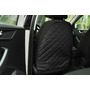 Protectie spatar scaun auto, Caretero, Universal, Protejeaza impotriva murdariei si deteriorarii, 57x50 cm, Black - 2