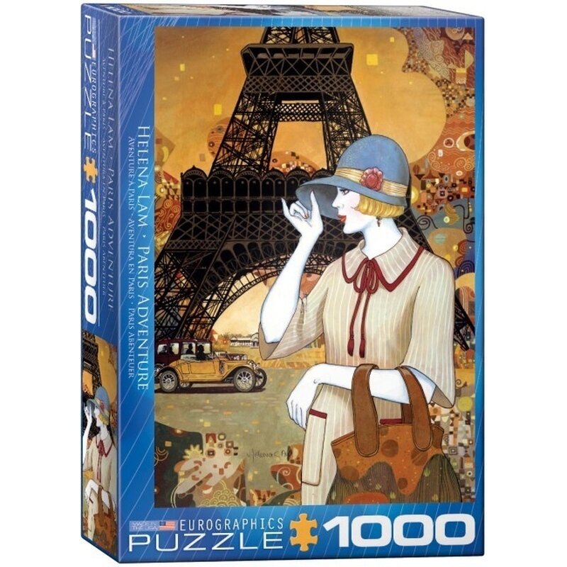 Puzzle 1000 piese Paris Adventure Helena Lam (mare)