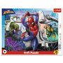 Trefl - Puzzle tip rama Curajosul Spiderman , Puzzle Copii , Plansa, piese 25 - 1
