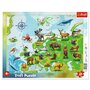 Trefl - Puzzle tip rama Harta Europei cu animale , Puzzle Copii , Plansa, piese 25 - 1