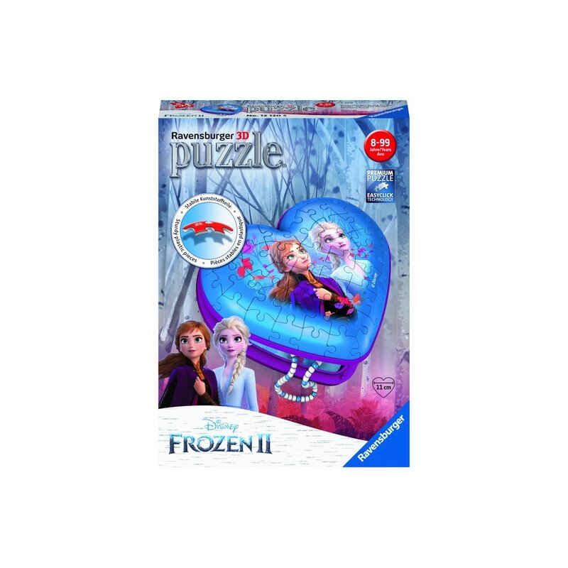 Ravensburger - Puzzle 3D Cutie inima Frozen II, 54 piese