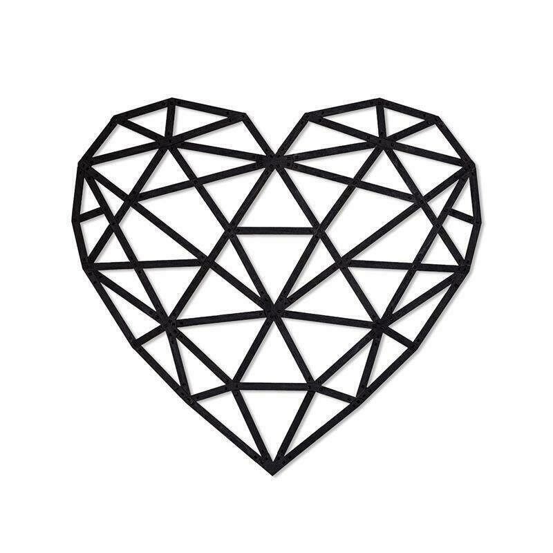 Ewa - puzzle din lemn heart , puzzle copii , decorativ 3d, piese 169