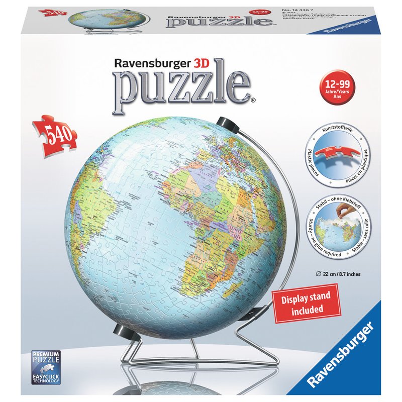 Puzzle 3D Pamantul, 540 Piese