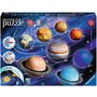 Puzzle 3D Sistemul Solar, 27/54/72/108 Piese - 1