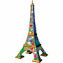 Puzzle 3D Turnul Eiffel Cu Inimioare, 216 Piese - 1