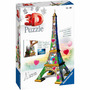 Puzzle 3D Turnul Eiffel Cu Inimioare, 216 Piese - 2