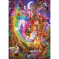 Puzzle 500 piese - Rainbow Castle-Ciro Marchetti