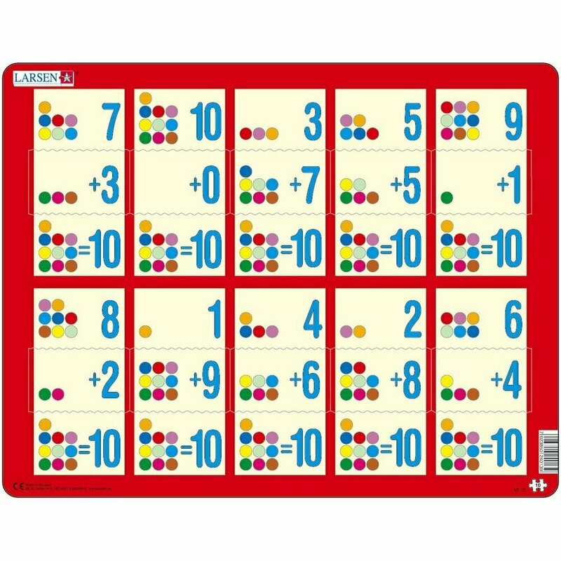 Larsen - puzzle adunarea 1 - 10c 10 piese