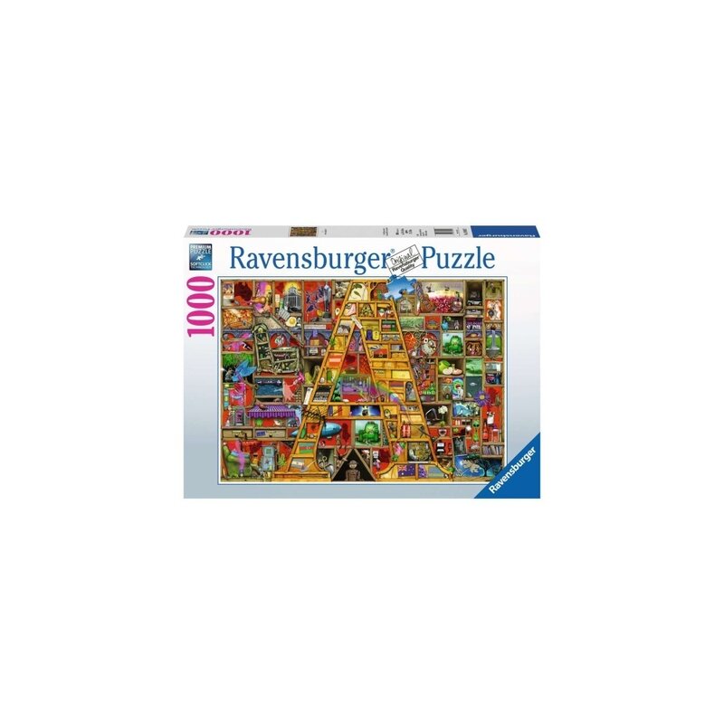 Ravensburger - puzzle alfabet, litera a, 1000 piese