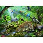 Puzzle Animale In Padurea Tropicala, 60 Piese - 1