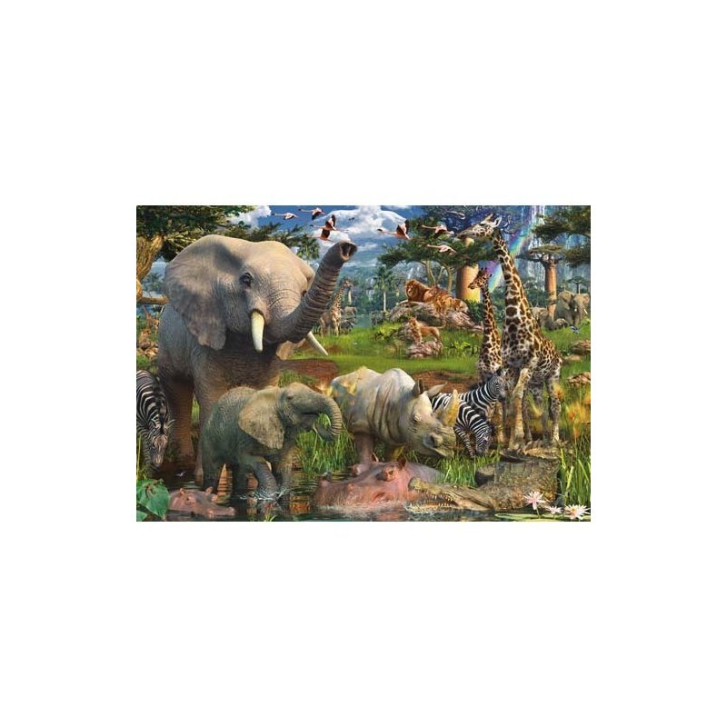 Puzzle Animale In Salbaticie, 18000 Piese