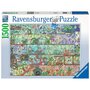 Ravensburger - PUZZLE ANIMALE SI PLANTE, 1500 PIESE - 1