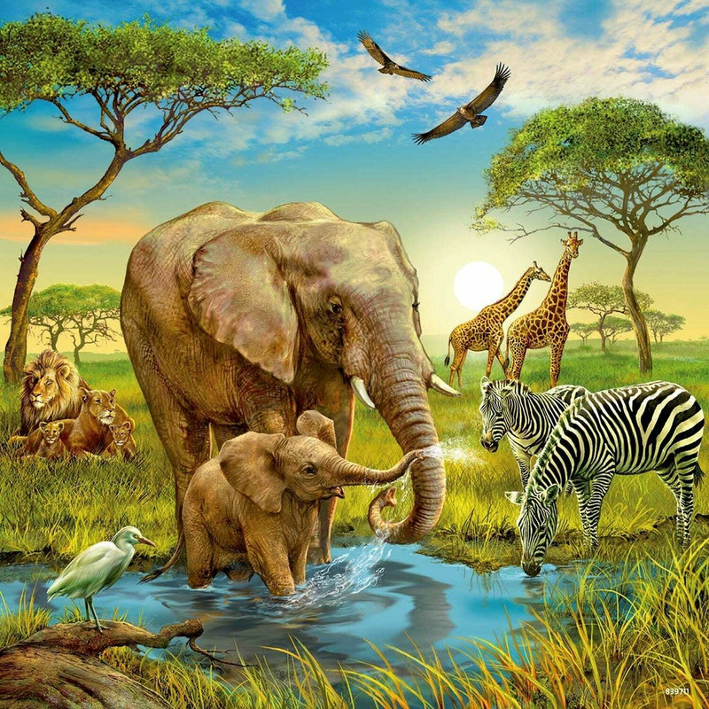 Puzzle Animalele Pamantului, 3X49 Piease Jucarii & Cadouri