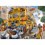 Puzzle Autobuzul Scolar Al Animalelor, 150 Piese - 1