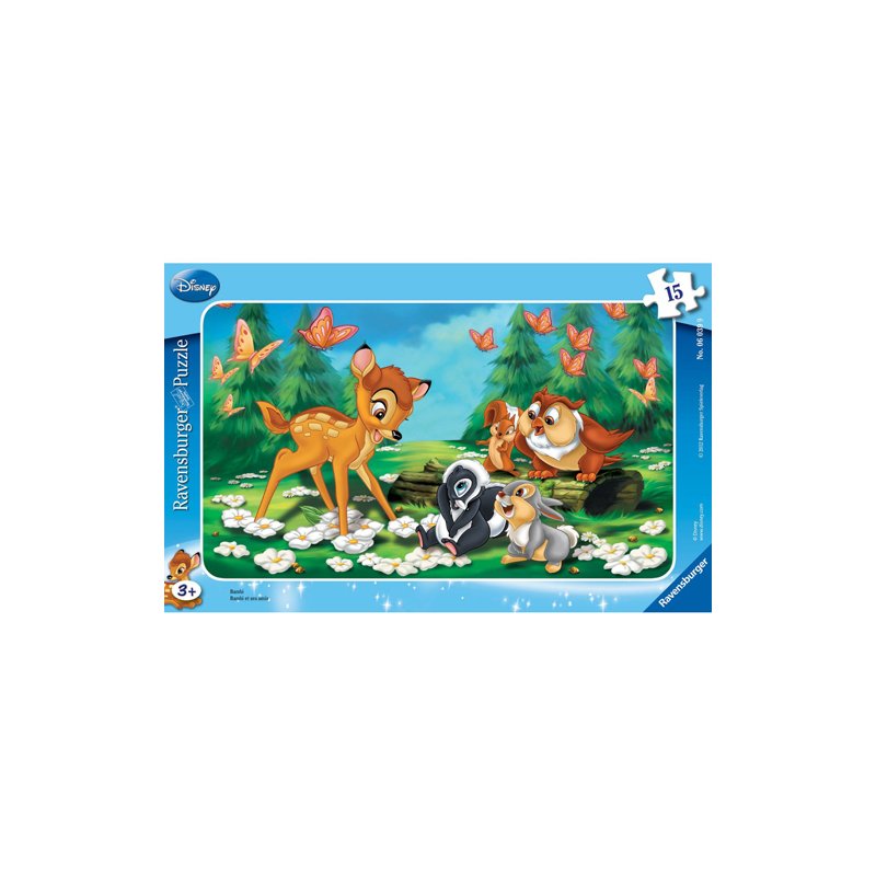 Ravensburger - Puzzle Bambi, 15 Piese