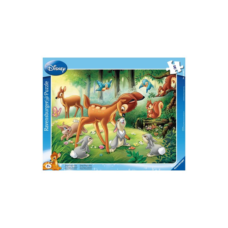 Ravensburger - Puzzle Bambi, 8 Piese