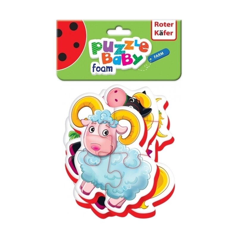 Roter kafer - puzzle bebe animale de la ferma, 16 piese rk6010-03
