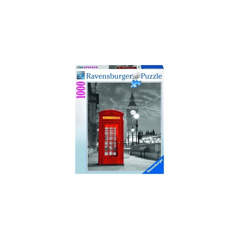 Ravensburger - puzzle cabina telefon big ben, 1000 piese
