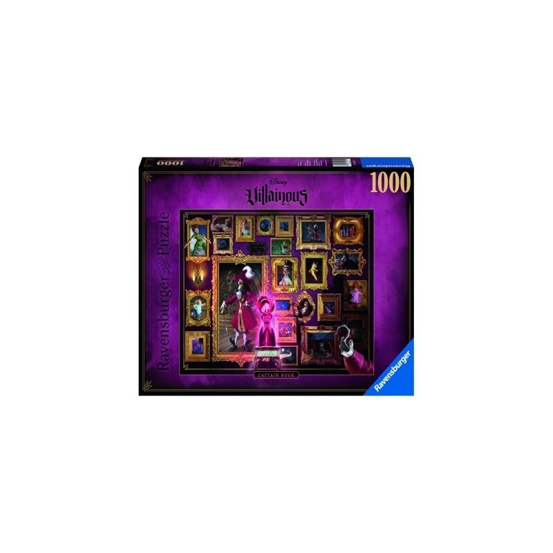 Ravensburger - puzzle capitanul hook, 1000 piese