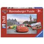Ravensburger - Puzzle Cars, 2x12 piese - 1